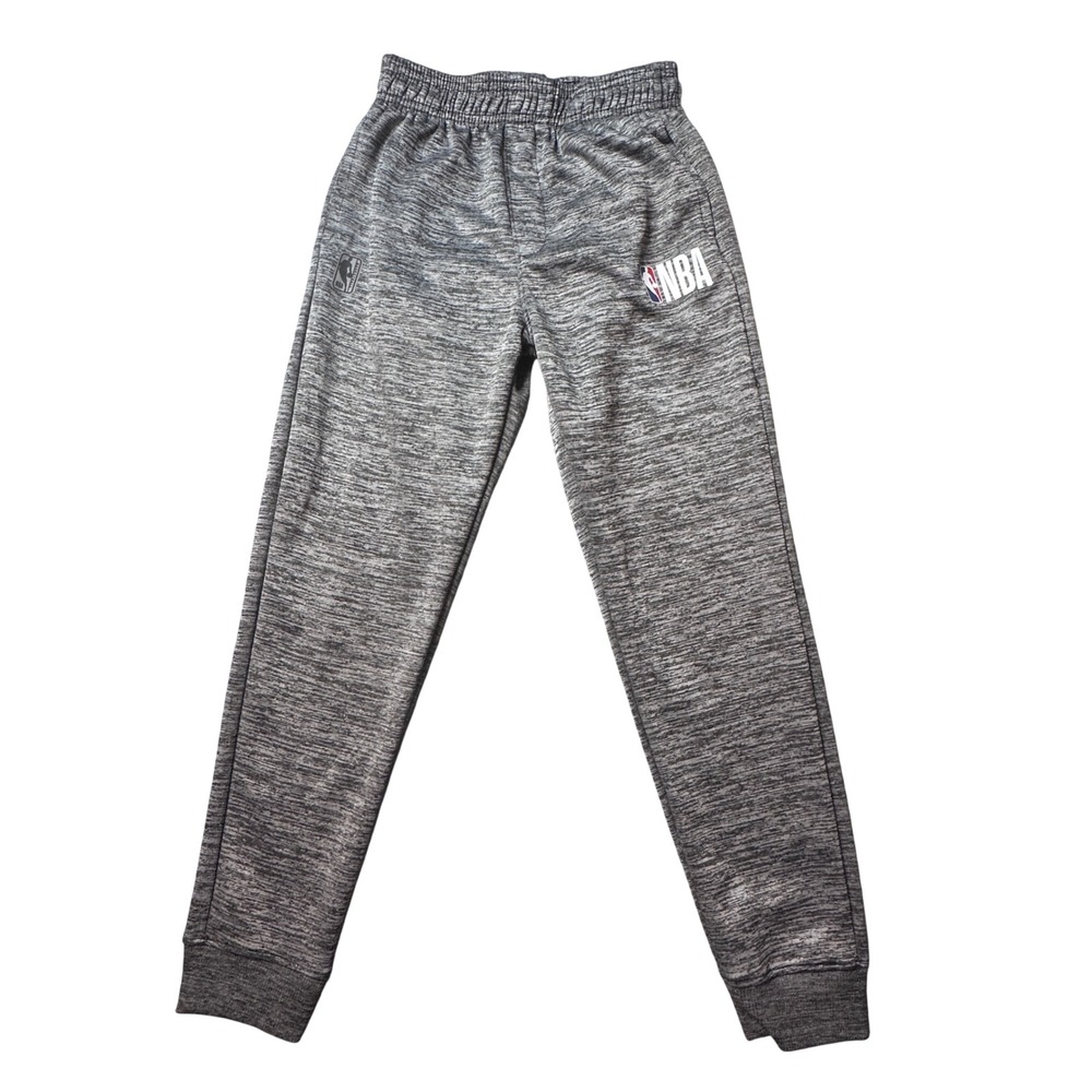 NBA Joggers Kids 10-12 Gray Space Dye Sweatpants Athletic ZFYA853S
